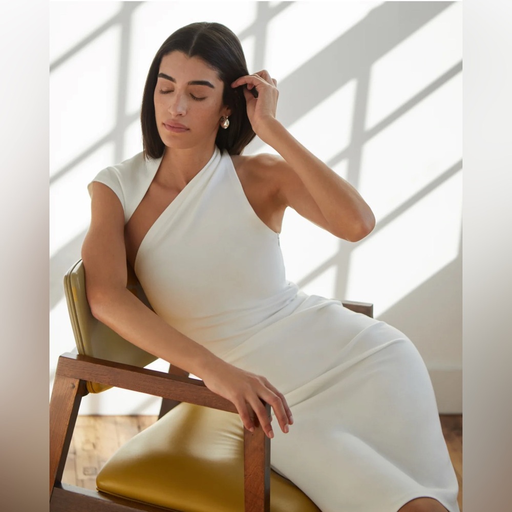 Marcella Manhattan Sleevless Midi Dress